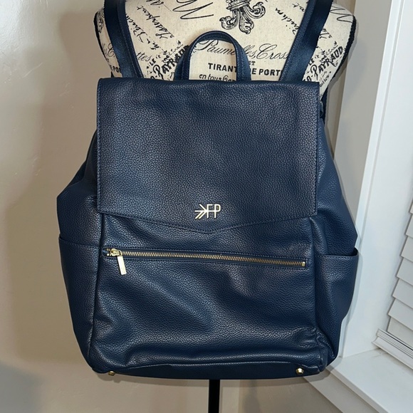 Freshly Picked Navy Blue Diaper Bag Backpack - Picture 1 of 10